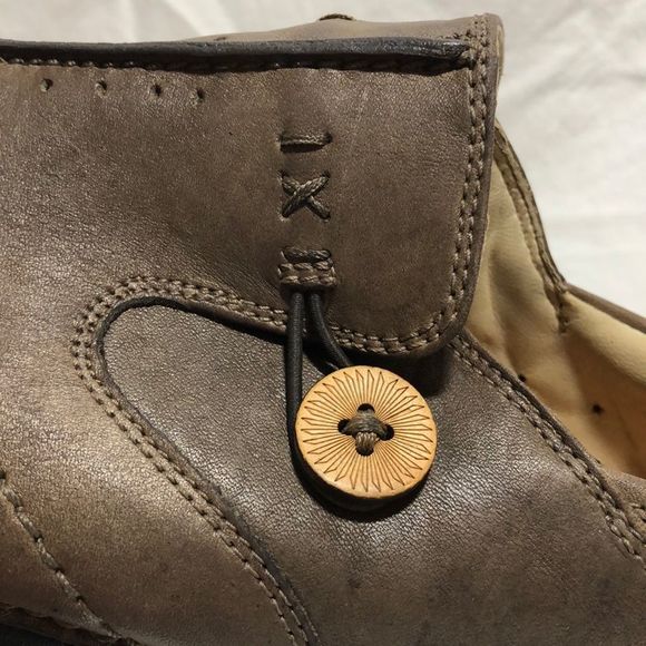 Clarks Unstructured Brown Leather Un‎ Loop Shoe - Picture 7 of 8